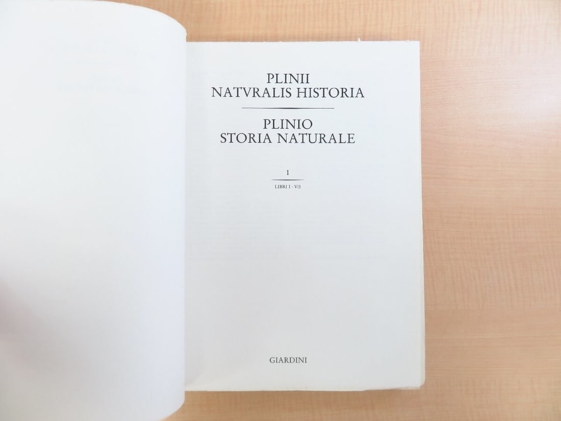 Plinio Storia Naturale 5-Volume Set, 1984-1987 Italy - Plinii Naturalis Historia - 4