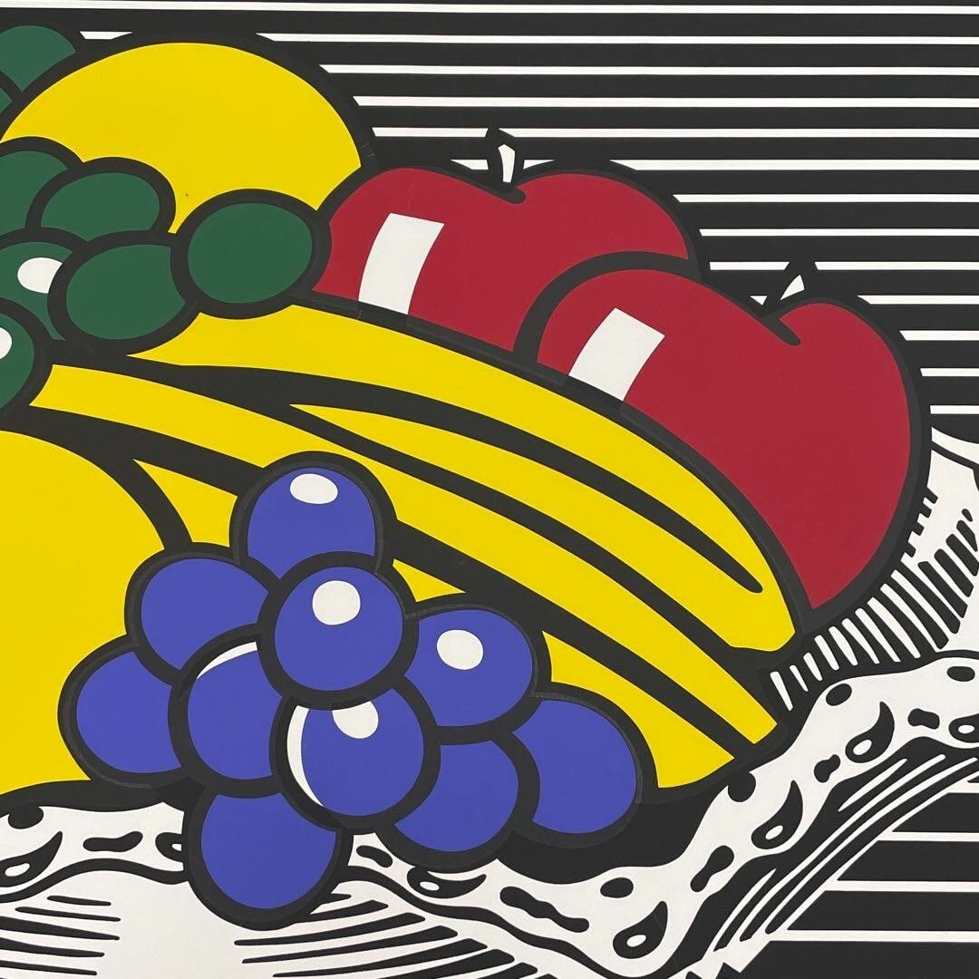1990 Roy Lichtenstein "Still Life with Crystal Bowl" Signed Silkscreen Poster - 6