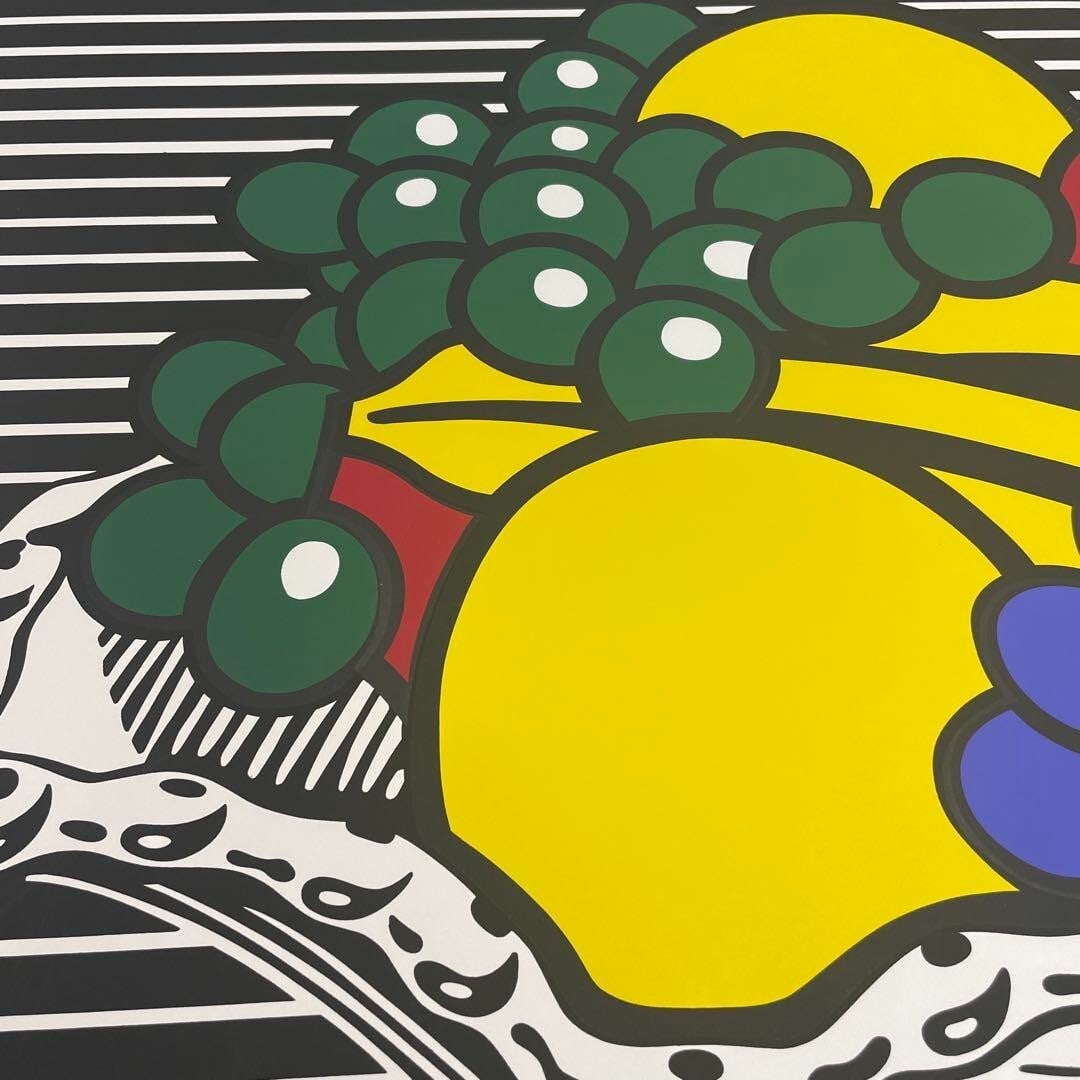 1990 Roy Lichtenstein "Still Life with Crystal Bowl" Signed Silkscreen Poster - 9
