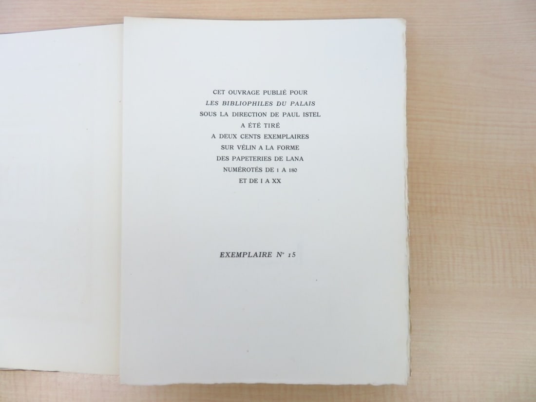 Limited Edition 200 - Henri Bergson LE RIRE: Louis Jou Woodblock Prints - 1947 - 8