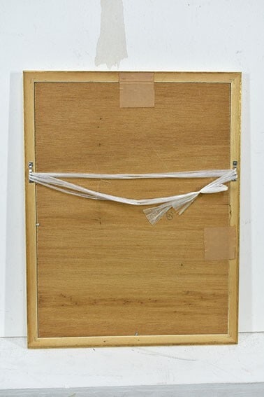 125 Nicola De Maria lithograph print edition autographed framed 105/ - 8