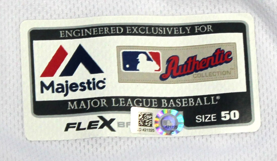 (MLB) Yasiel Puig Autographed Game Used Los Angeles Dodgers Jersey - 5