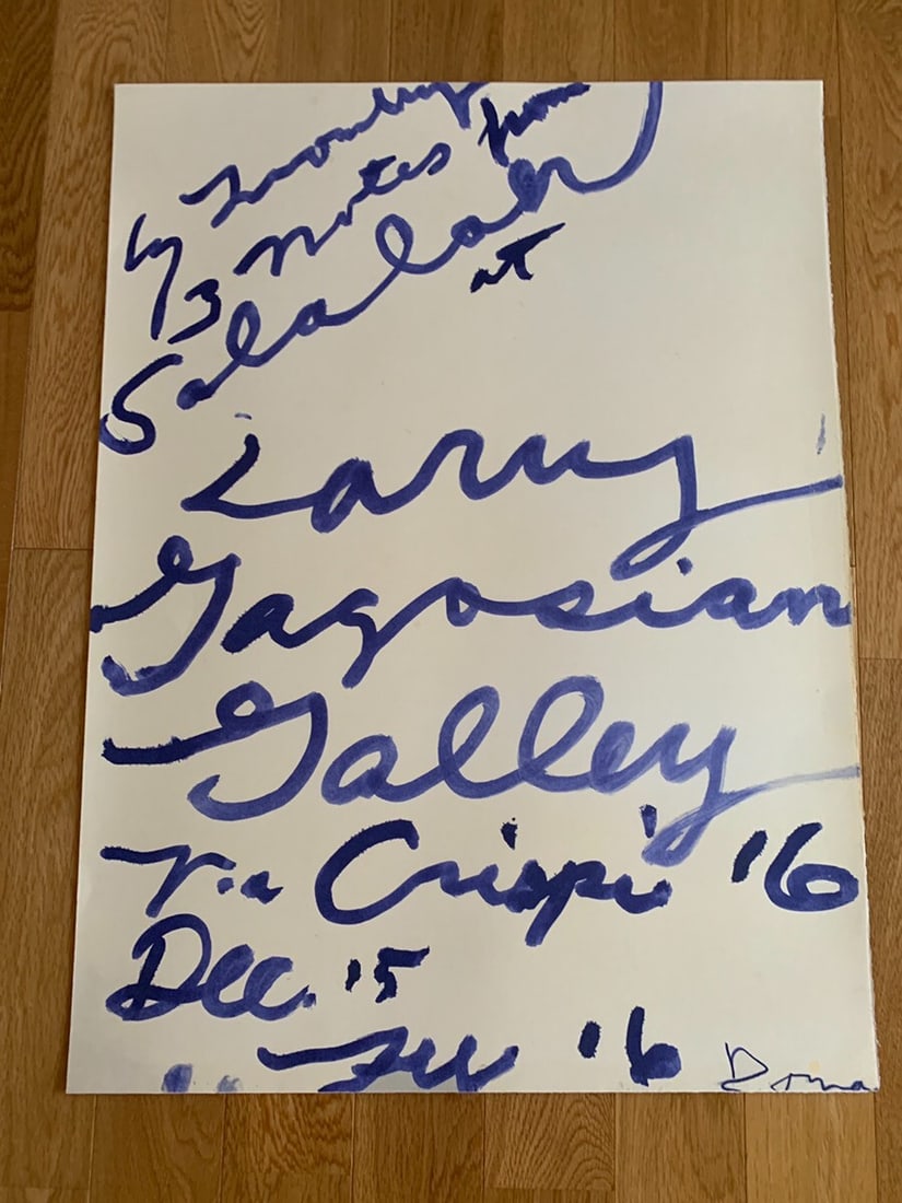 Poster Cy Twombly Poster 2008 Roman Gagosian Gallery - 6