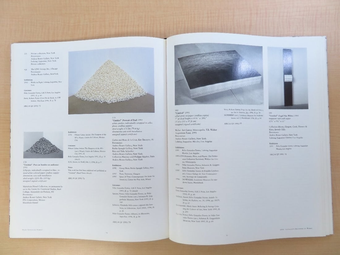 Verlag Hatje Cantz - Felix Gonzalez-Torres - Complete Works (2 Volumes) - 1997 - 4