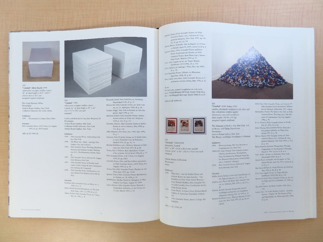 Verlag Hatje Cantz - Felix Gonzalez-Torres - Complete Works (2 Volumes) - 1997 - 6