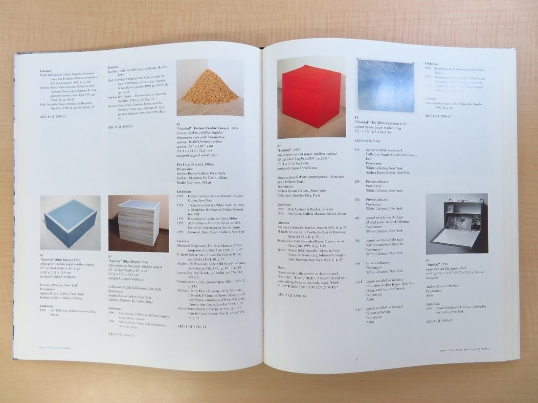 Verlag Hatje Cantz - Felix Gonzalez-Torres - Complete Works (2 Volumes) - 1997 - 7