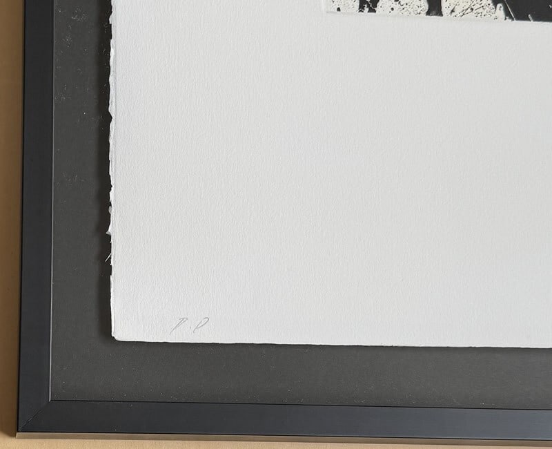 Framed Rare Sam Francis 1982 Original Aquatint Print ED T.P SFE-600 Signed - 3