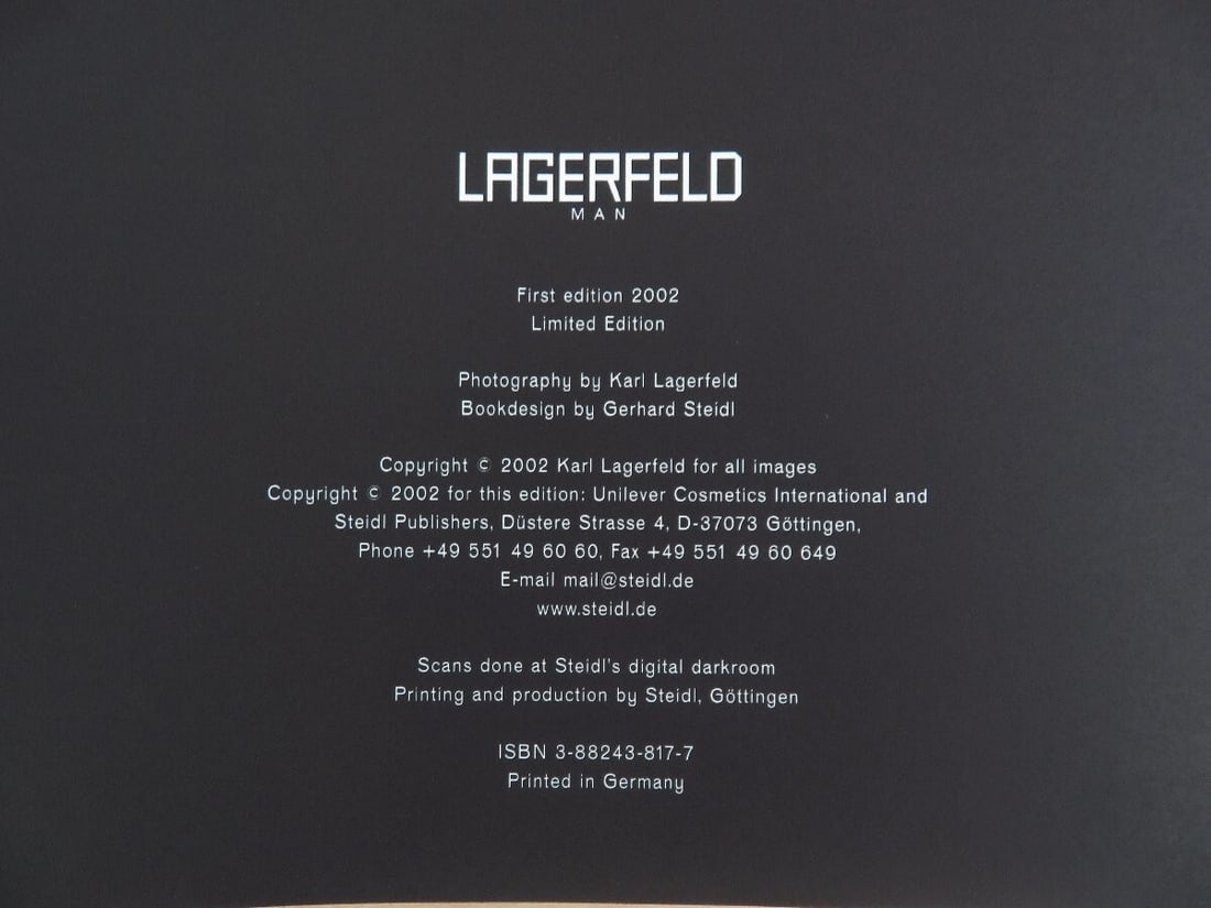 Steidl Karl Lagerfeld Waterdance Bodywave 2 Vol Set 1st Limited Edition 2002 - 3