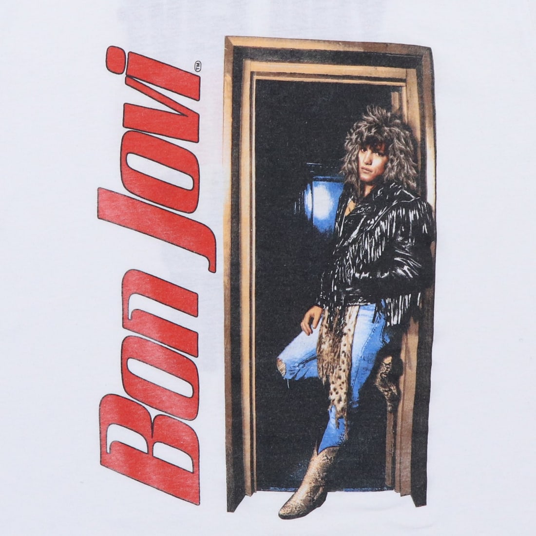 Shirt 1980s Bon Jovi You Give Love A Bad Name - 3