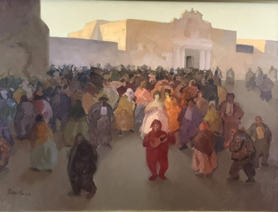 Master Tosar Granados Original Oil Painting Light and Shadow Large 25F Spanish - 2