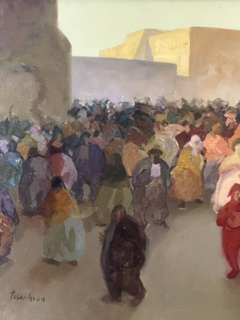 Master Tosar Granados Original Oil Painting Light and Shadow Large 25F Spanish - 3