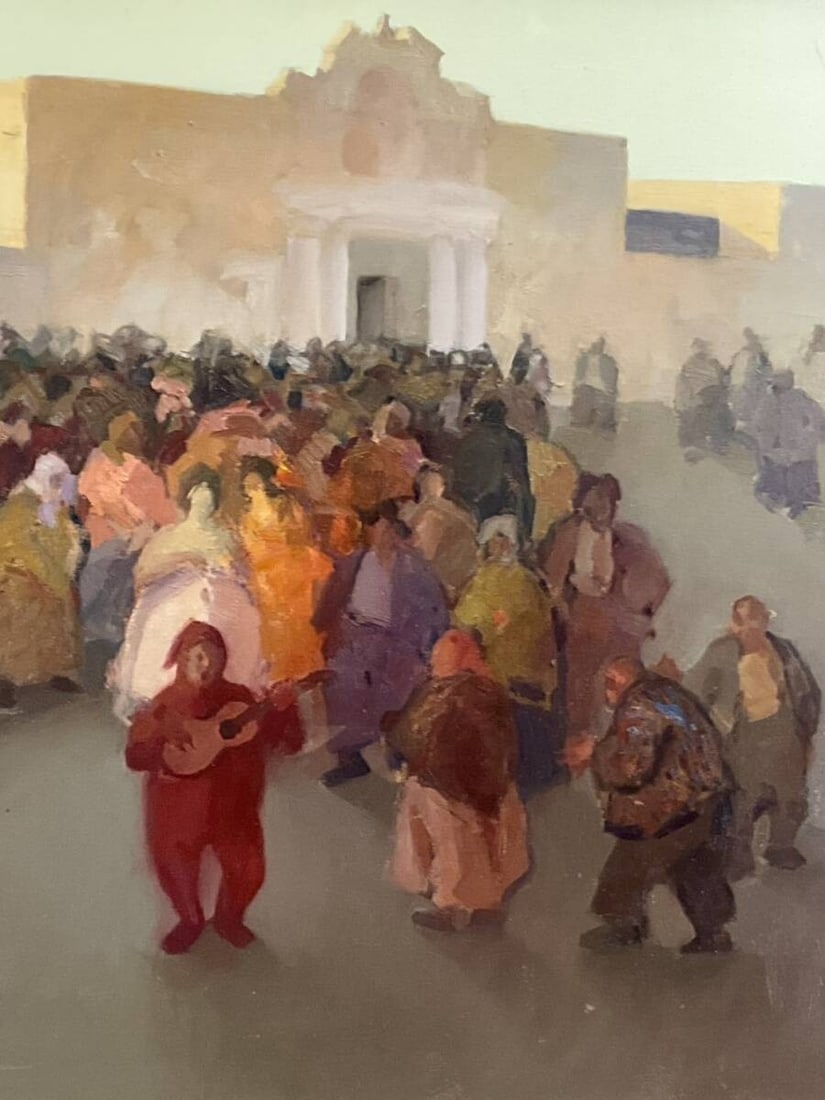 Master Tosar Granados Original Oil Painting Light and Shadow Large 25F Spanish - 4