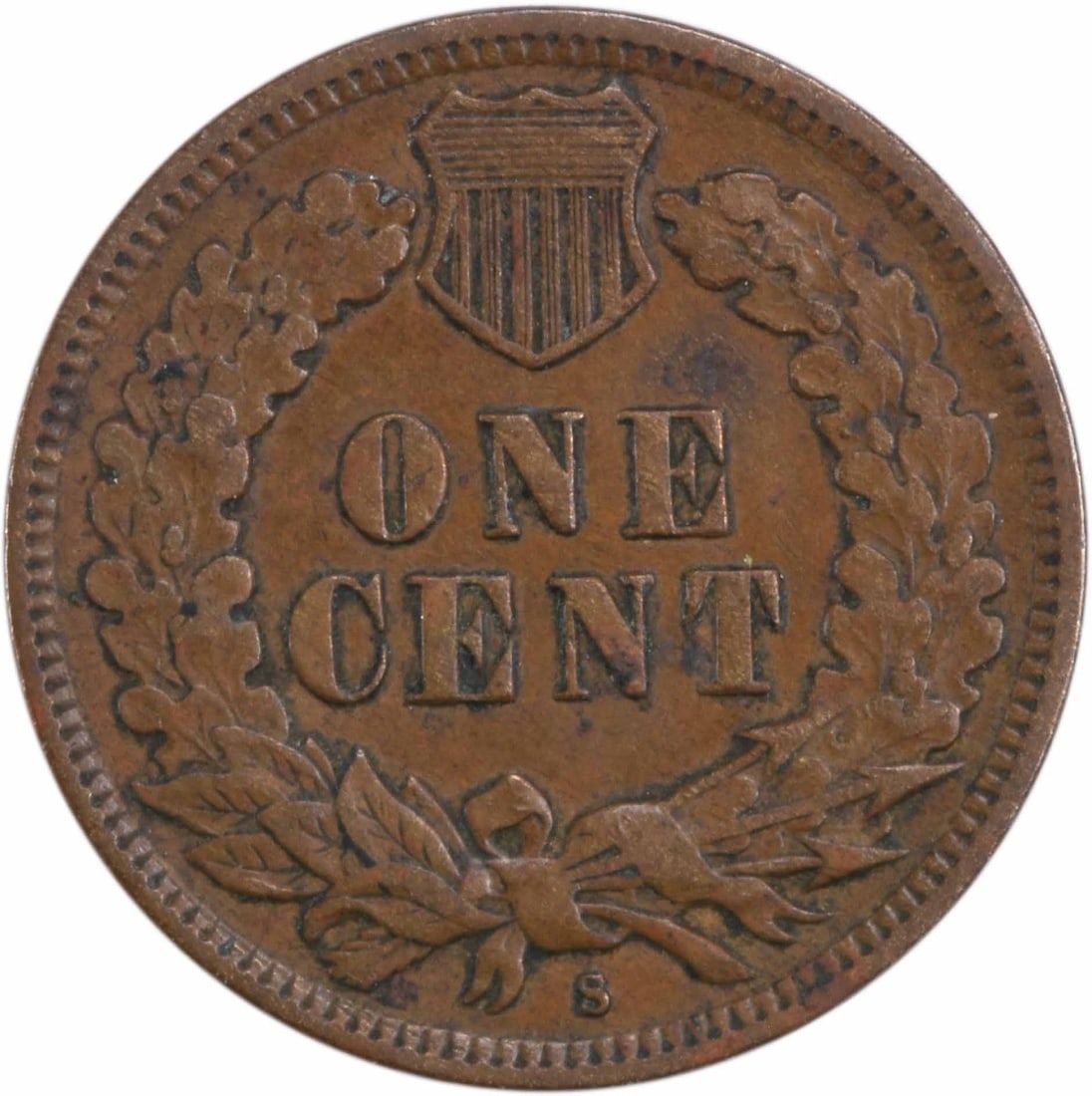 Uncertified 1908-S Indian Cent EF - 2