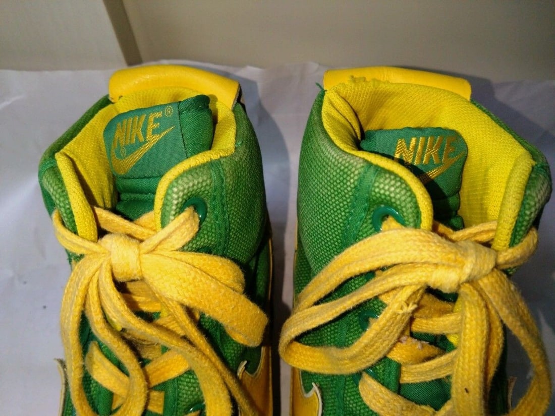 Sneakers Nike Vandal Oregon Color US10.5 Green x Yellow 80s Original Vintage - 10
