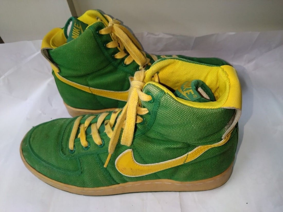 Sneakers Nike Vandal Oregon Color US10.5 Green x Yellow 80s Original Vintage - 11
