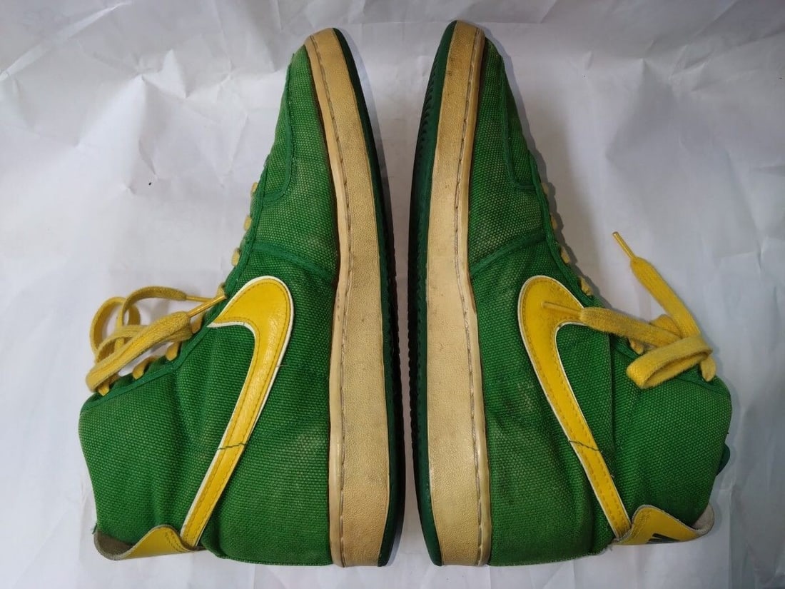 Sneakers Nike Vandal Oregon Color US10.5 Green x Yellow 80s Original Vintage - 6