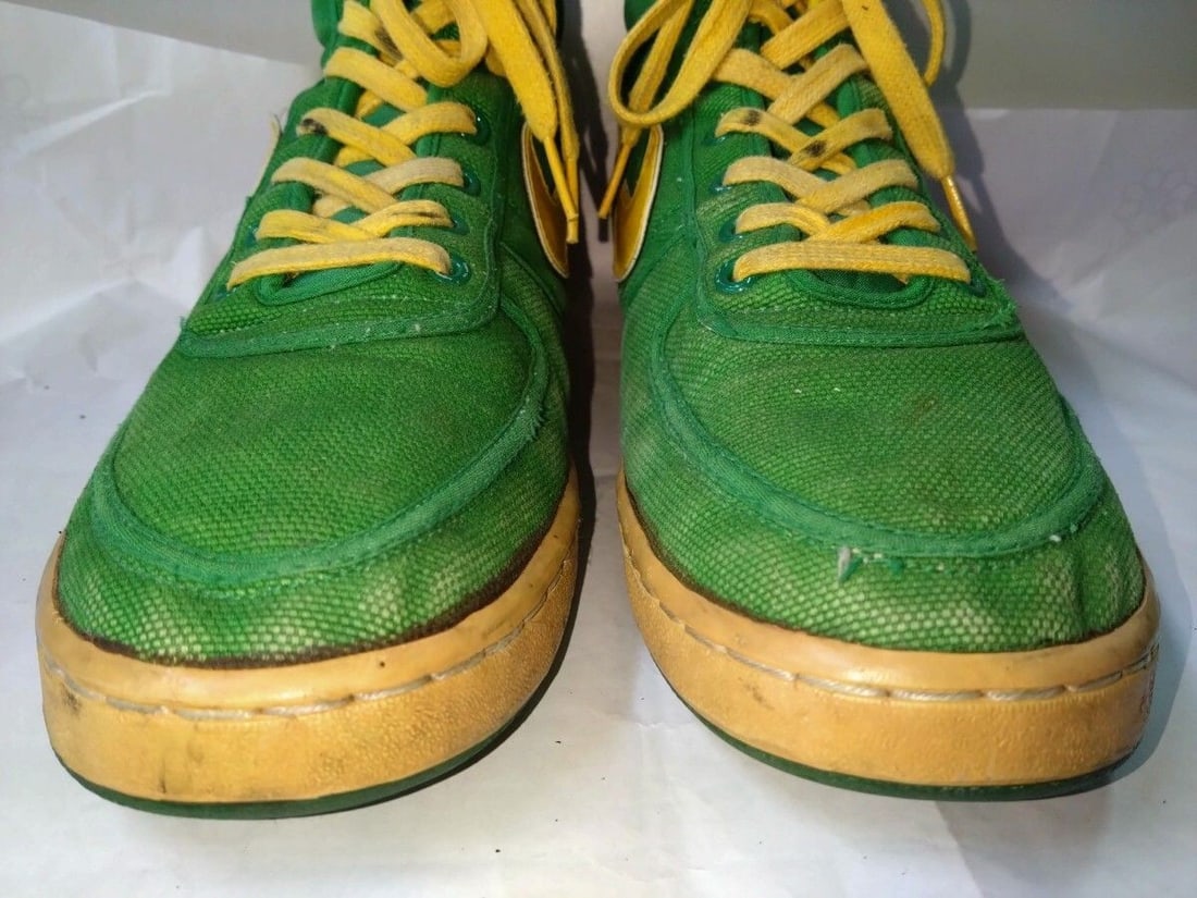Sneakers Nike Vandal Oregon Color US10.5 Green x Yellow 80s Original Vintage - 9