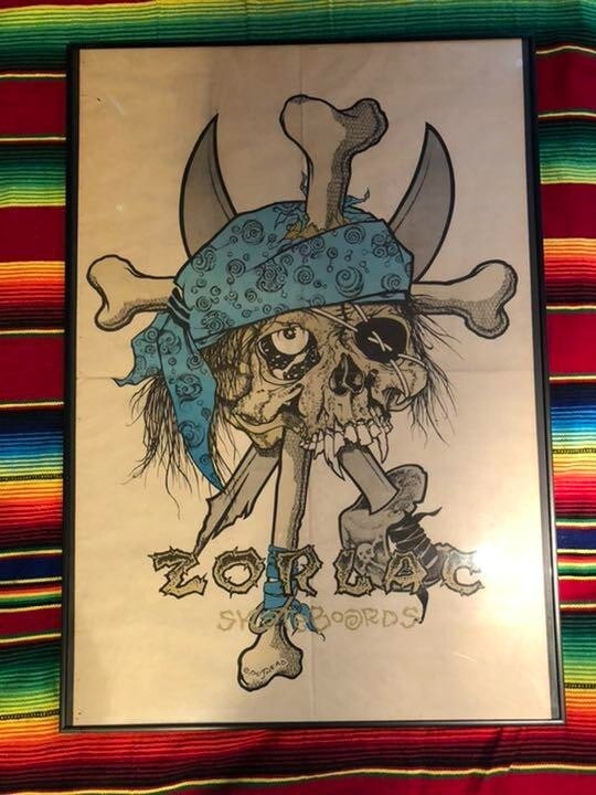 original old zorlac banner poster (1 of 5)