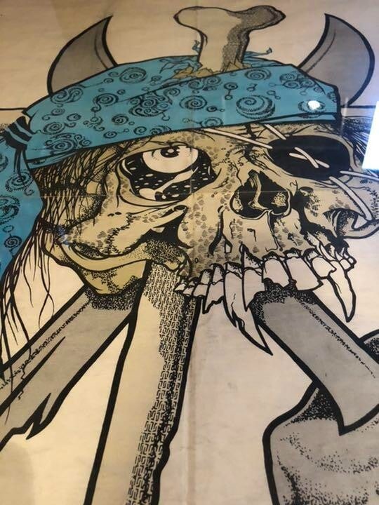 original old zorlac banner poster - 3