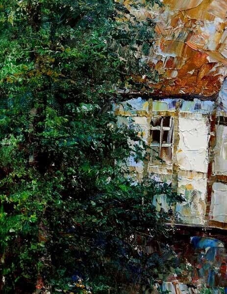 Signed Theo Raucher (Germany) Unique Original Oil Painting on Canvas - 4