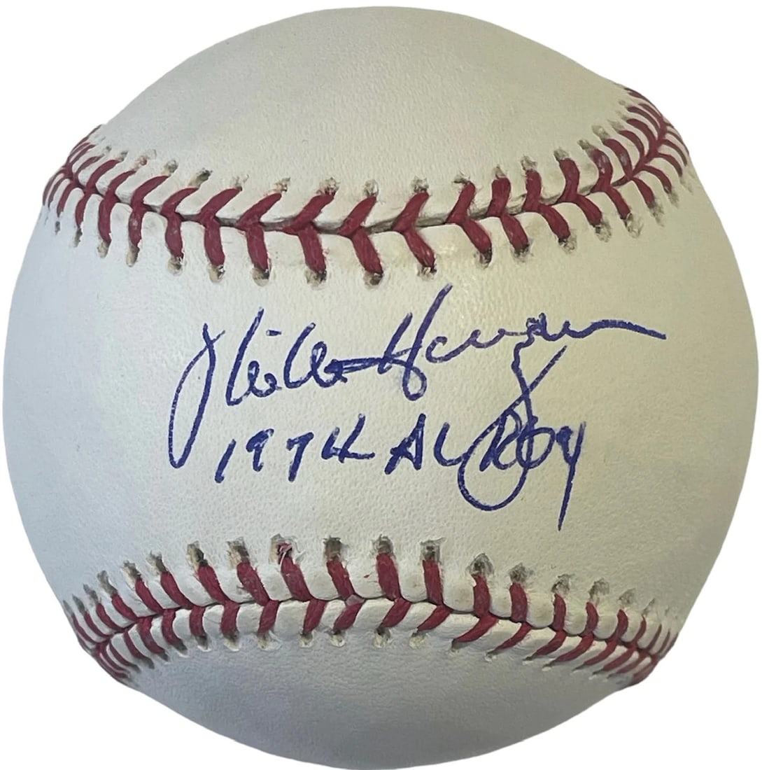 Baseball Mike Hargrove Autographed Official Major League (1 of 2)