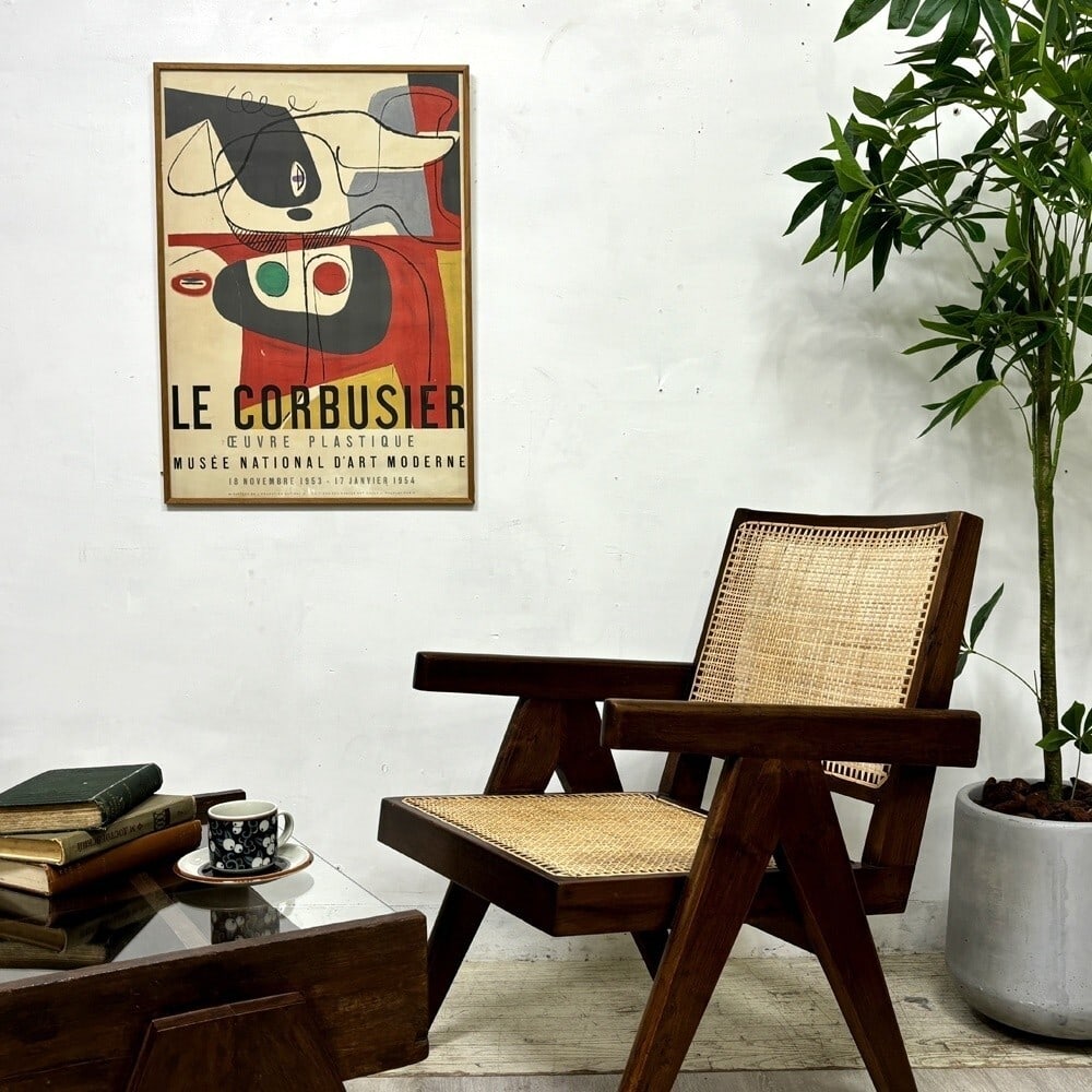 Print Le Corbusier 1954 Vintage Exhibition Poster Original Lithograph - 10