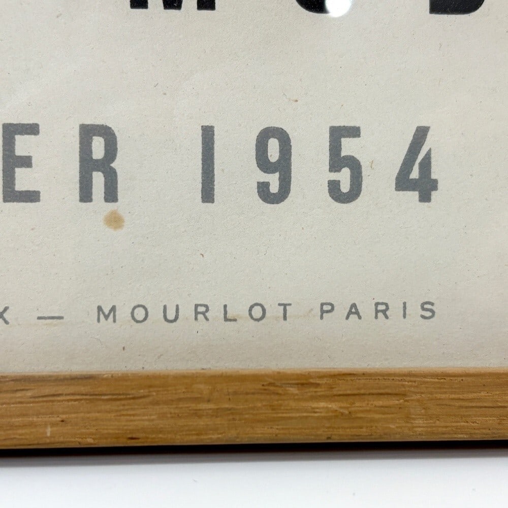 Print Le Corbusier 1954 Vintage Exhibition Poster Original Lithograph - 7