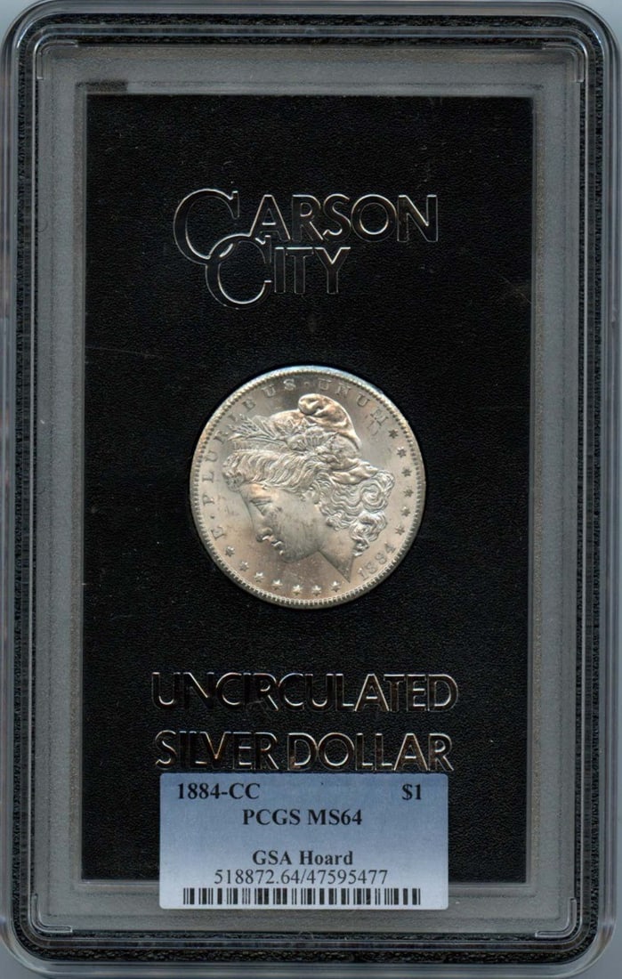 MS64 1884-CC Morgan Dollar GSA HOARD S$1 PCGS (1 of 1)