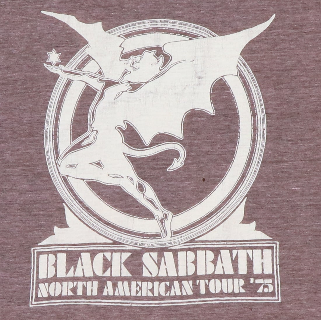 Shirt 1975 Black Sabbath Tour - 3