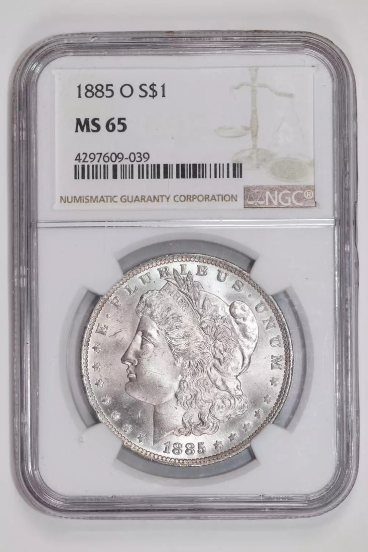 REVERSE 1885-O MORGAN DOLLAR NGC MS65 PRETTY RAINBOW: REVERSE 1885-O MORGAN DOLLAR NGC MS65 PRETTY RAINBOW This listing features REVERSE 1885-O MORGAN DOLLAR NGC MS65 PRETTY RAINBOW. Item specifics are provided below. Item Specifics: Country Of Origin: