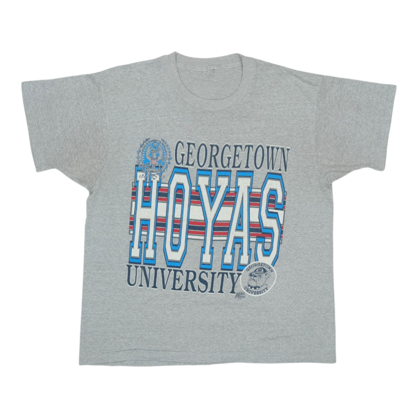 Shirt 1980s Georgetown University Hoyas: Shirt 1980s Georgetown University Hoyas This listing features Shirt 1980s Georgetown University Hoyas. Item specifics are provided below. Item Specifics: Size: No Tag Tag Size: No Tag Material: 50/50
