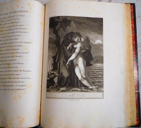 Complete 1797 Didot Oeuvres de P. J. Bernard with 4 Prudhon Engravings Rare - 5