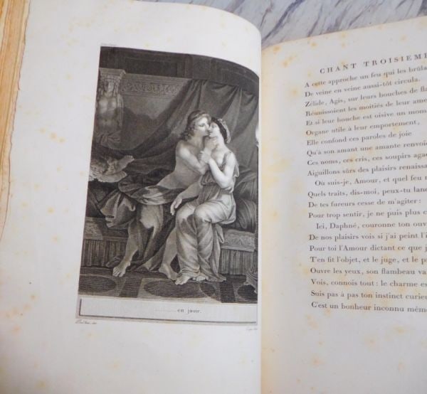 Complete 1797 Didot Oeuvres de P. J. Bernard with 4 Prudhon Engravings Rare - 6
