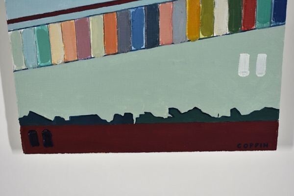 Dreams Fred Coppin 2020 Original Painting Oil on panel Signed Framed Stairway of - 5