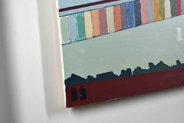 Dreams Fred Coppin 2020 Original Painting Oil on panel Signed Framed Stairway of - 6