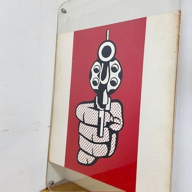 Inc. ROY LICHTENSTEIN Pistol 1968 Silk Screen for Multiples - 3