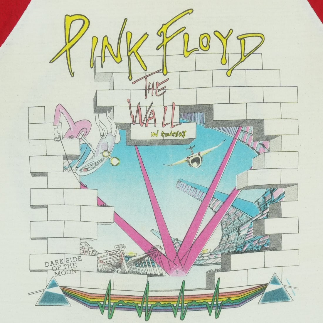 Shirt 1980 Pink Floyd The Wall Concert Tour Jersey - 3