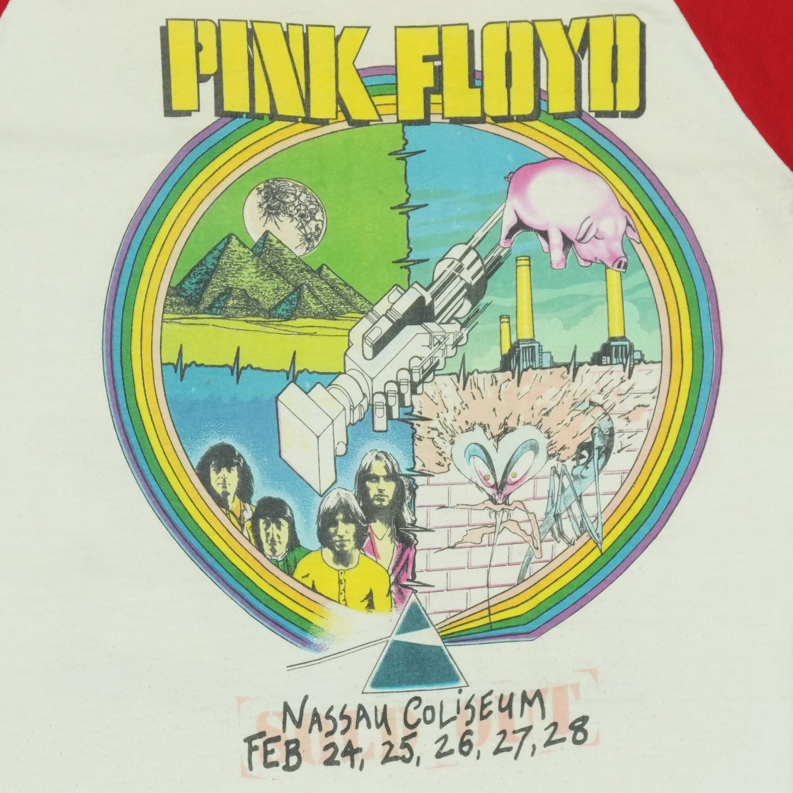 Shirt 1980 Pink Floyd The Wall Concert Tour Jersey - 4