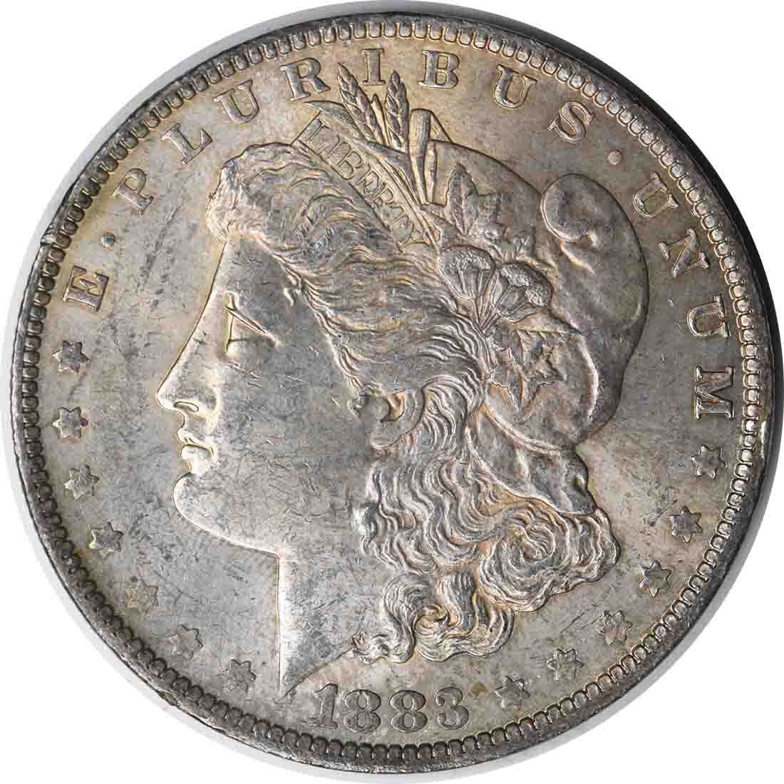 Uncertified 1883-O Morgan Silver Dollar Choice BU Toned (1 of 2)