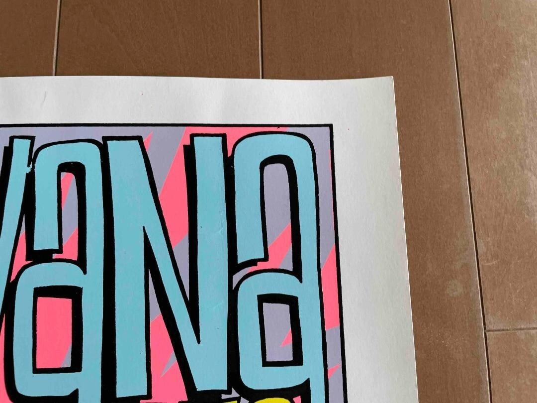 1993 Nirvana Coop Poster Print Kozik Silk Screen Original - 3