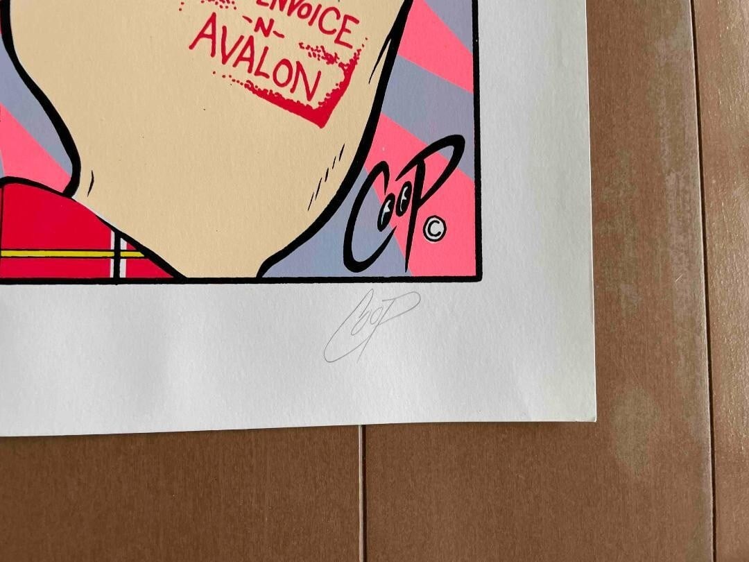 1993 Nirvana Coop Poster Print Kozik Silk Screen Original - 4