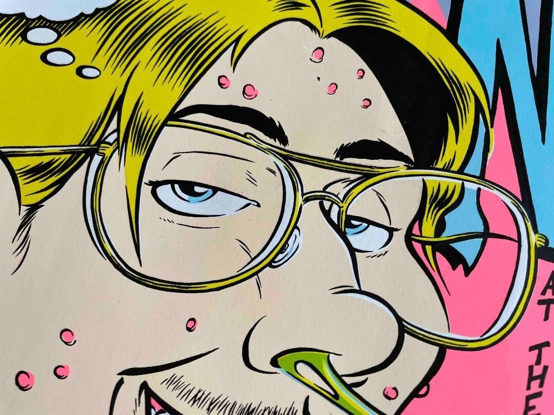 1993 Nirvana Coop Poster Print Kozik Silk Screen Original - 6