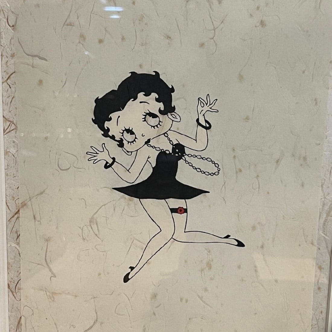 Framed Grim Natwick BettyBoop Lithograph Edition Autographed - 5