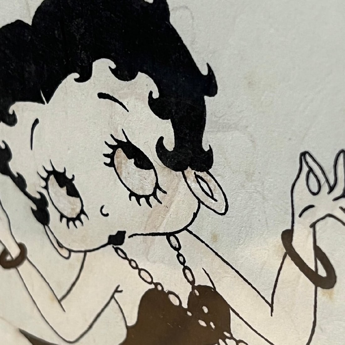 Framed Grim Natwick BettyBoop Lithograph Edition Autographed - 6