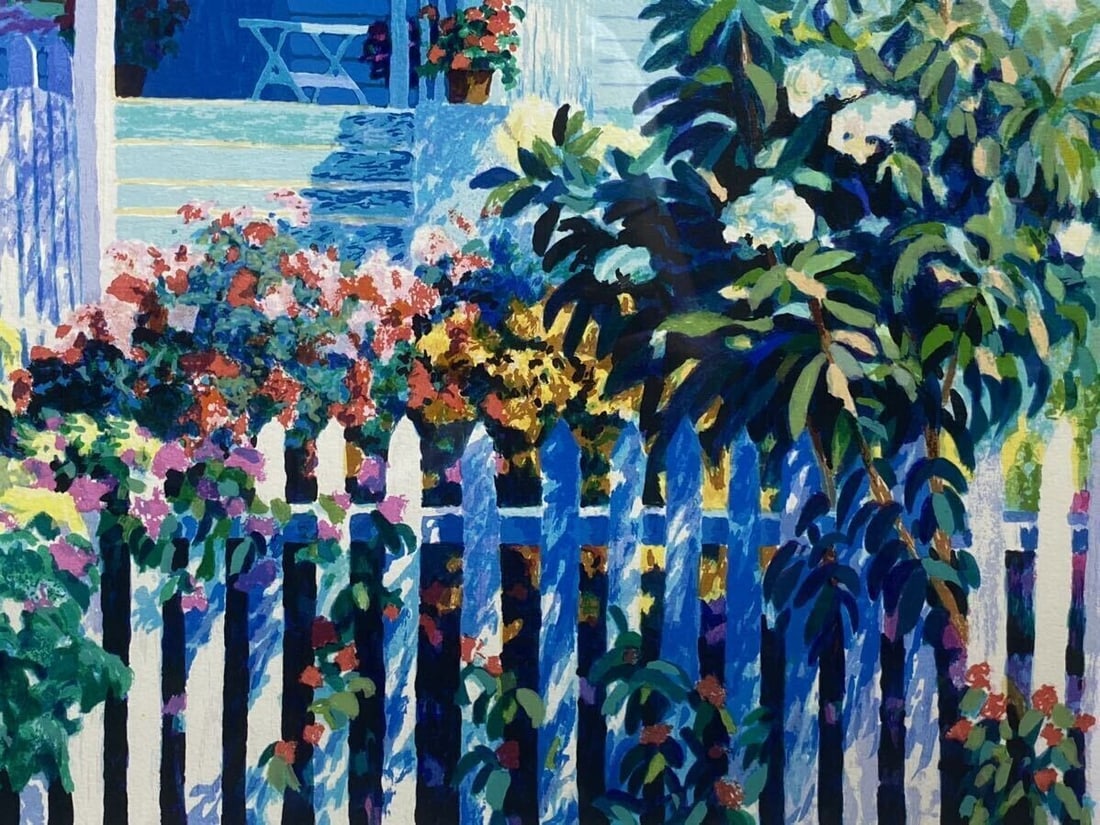 Days" Julian Askins Original Lithograph Art Print Signed Framed "Summer - 6