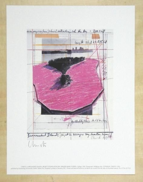 Lithograph Christo "Surrounded Islands" Signed Offset: Lithograph Christo "Surrounded Islands" Signed Offset This listing features Lithograph Christo "Surrounded Islands" Signed Offset. Item specifics are provided below. Item Specifics: Artist: Christo