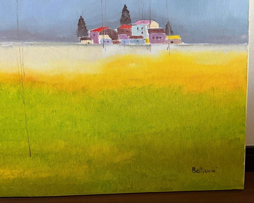 COA Lido Bettarini Original Oil Painting "Campo di Grano" Wheat Field Signed w/ - 3