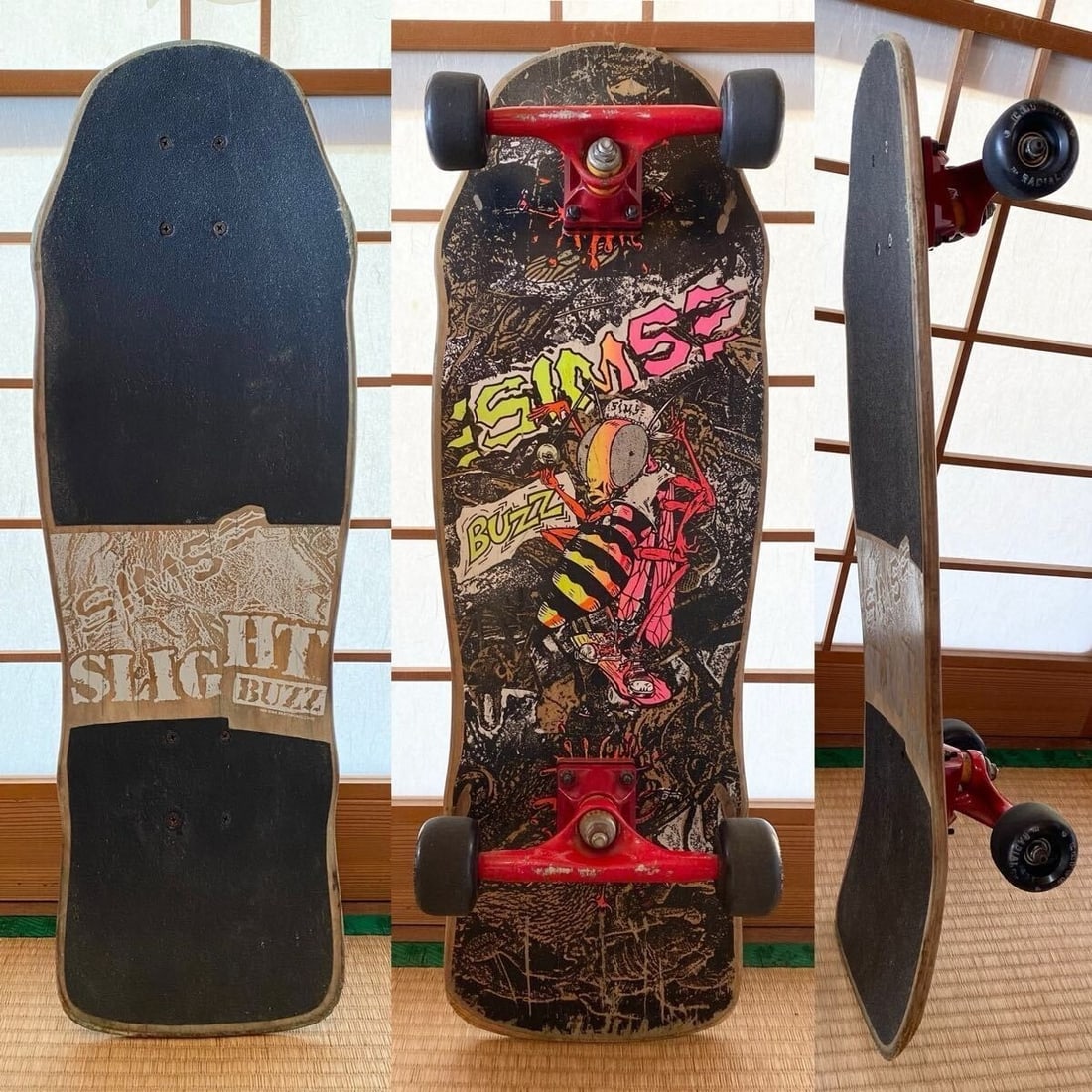 Skateboard Vintage 1980s Sims Slight Buzz (1 of 10)