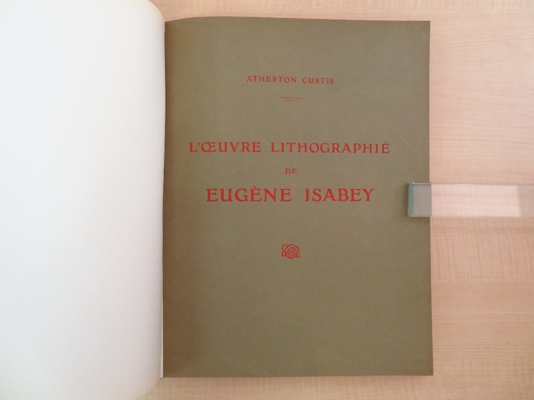300 Catalogue de l'oeuvre lithographie de Eugene Isabey 1939 Paul Proute Ltd (1 of 9)