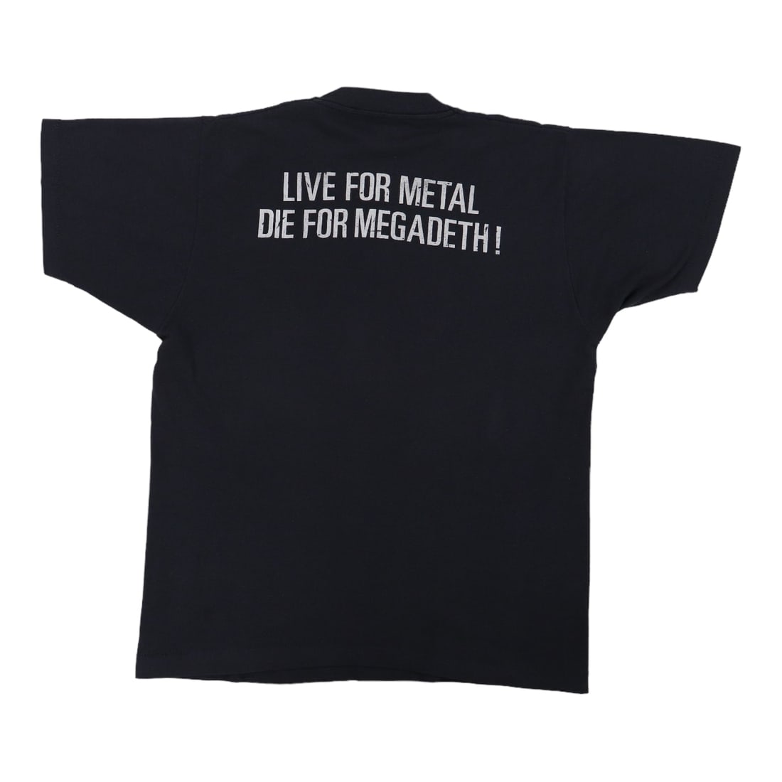 Shirt 1980s Megadeth Live For Metal Die For Megadeth - 2